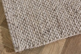 Covor WOOL 240x160cm gri argintiu din lana