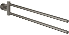Grohe Atrio Suport prosop baie tip bara dubla 50 cm, antracit mat (brushed hard graphite)