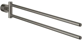 Grohe Atrio Suport prosop baie tip bara dubla 50 cm, antracit mat (brushed hard graphite)