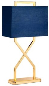 Lampă de masă Elstead CROSS-TL CROSS 1xE27/60W/230V auriu/albastru