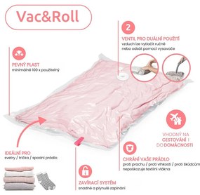 Compactor Set de saci de vacu pentru călătorii JetRoll Bags L 50 l, 55 x 70 cm, 4 buc.