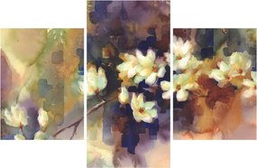 Tablou - Magnolii albe, pictură (90x60 cm)