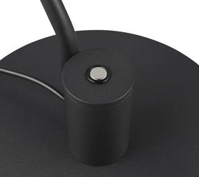 Veioză negru-mat LED cu structură flexibilă (înălțime 64 cm) Manduro – Trio