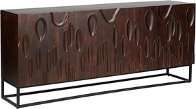 Comoda cu model 3D, Lemn Salcam, Maro, DUNE 175cm