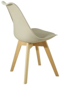 Set de masă Merlo 4+1 bej