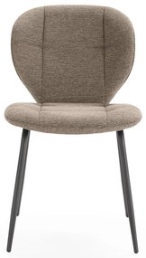 Scaune de dining bej 2 buc. Maori – Marckeric