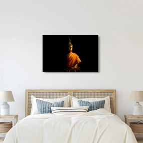 Tablou - Statuia lui Buddha de aur (90x60 cm)