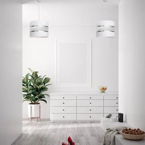 Lustră pe cablu HELEN 1xE27/15W/230V albă