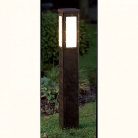 Stalp iluminat exterior din fier forjat, inaltime 100cm, AL 6833