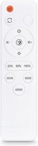 Brilagi - Plafonieră LED dimerizabilă LUCIA LED/48W/230V Ø 41 cm neagră + telecomandă