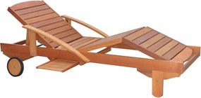 Șezlong de relaxare și reglabil de grădină ERA