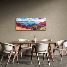 Tablou cu peisaj de toamnă pitoresc (120x50 cm)