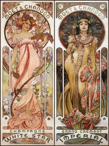 Reproducere Moet & Chandon, Alfons Mucha