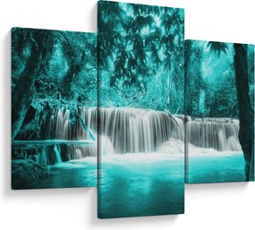 Tablou - Cascada albastră (90x60 cm)