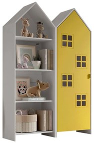 Șifonier de copii galben/alb deschis 115x171,5 cm CASAMI BRUGES – Vipack
