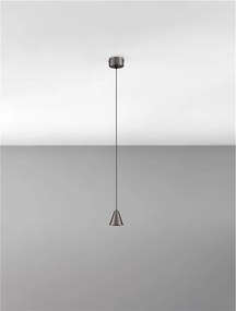 Pendul LED design minimalist IRMOS nickel negru
