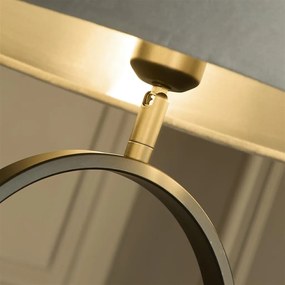 Lampadar/Lampa de podea decorativa Modish negru/gri