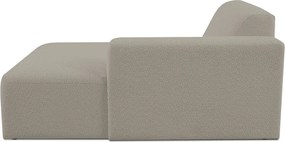 Modul pentru canapea maro deschis cu tapițerie din stofă bouclé (cu colț pe partea dreaptă) Roxy – Scandic