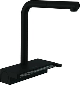 Baterie bucatarie cu dus extractibil 2 jeturi Hansgrohe Aquno Select M81 250 negru mat