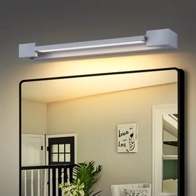 Brilagi-LED Oglindă iluminată pentru baie AQUA LINE LED/12W/230V, 45 cm, IP44, crom mat