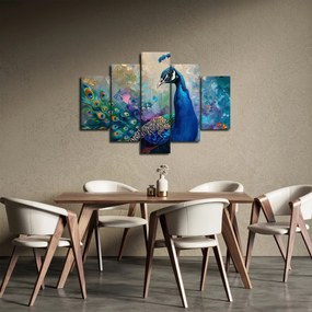 Tablou - Pictura de un păun (150x105 cm)