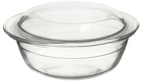 Vas de copt din sticlă cu capac rotund Orion,diametru 20 cm