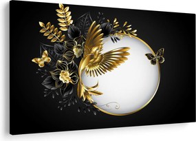 Tablou - Bile cu motive aurii (90x60 cm)
