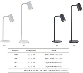 Veioza/Lampa de masa cu Spot directionabil SAL H-36,5cm neagra