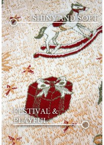 Covor verde din amestec de bumbac 160x230 cm cu model de Crăciun Toy's Delight Green Christmas – Villeroy&amp;Boch