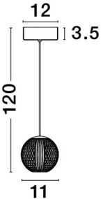 Pendul LED design decorativ BRILLANTE