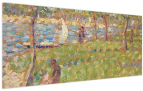 Tablou - Georges Seurat, Study for "La Grande Jatte", reproducere (120x50 cm)