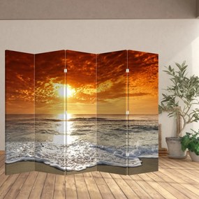Paravan - Apus de soare din Corsica (210x170 cm)