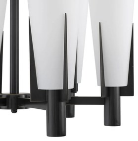 Lustra dimabila suspendata design elegant LUX Dino, bronz 115764 HZ
