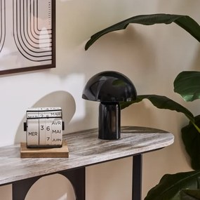 Atmosphera - Lampă de masă LITO 1xE27/25W/230V neagră