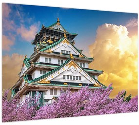 Tablou - Castelul Osaka (70x50 cm)
