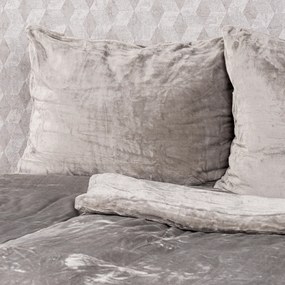 Lenjerie de pat din microflanel 4Home gri, 160 x 200 cm, 70 x 80 cm