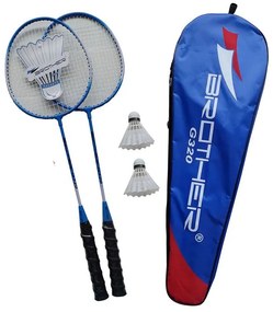 Set badminton - 2 palete + coș