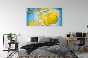 Tablouri canvas Lemon în apă