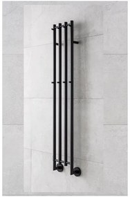 P.M.H. MO1B-RK - Uscător electric de prosoape MONA 93 W/230 V 153,3 cm IP44 negru