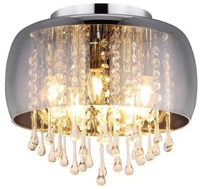Plafoniera design modern KALLA fumuriu 15809D GL