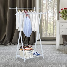 Stender pentru haine dublu Alb 1045 x 485 x 145 cm