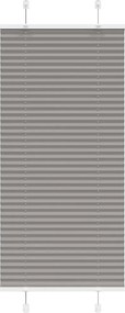 vidaXL Jaluzea plisată Antracit 65x100 cm Lățime țesătură 64,4 cm