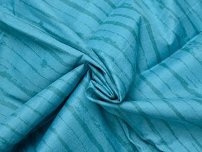 Lenjerie de pat din bumbac turcoaz BLUE DREAM Dimensiune lenjerie de pat: 70 x 90 cm | 140 x 200 cm