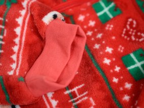 Salopeta copii CHRISTMAS ONESIE rosu - diverse marimi Marime: 122 - 128