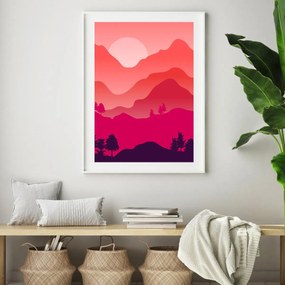 Poster - Peisaj montan (A4)