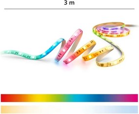 Philips - Bandă LED RGBIC dimmabilă SMART STRIP 3m LED/13W/230V 2700/6500K Wi-Fi