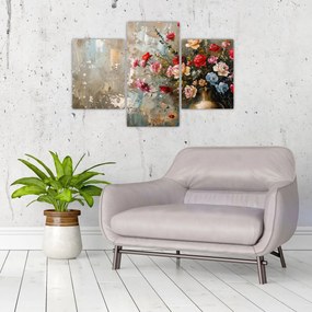 Tablou - Vaza de flori (90x60 cm)