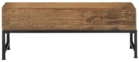 282886 vidaXL Bancă, 120 cm, lemn masiv reciclat