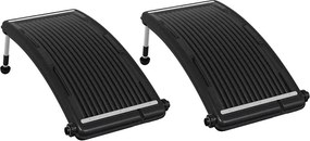 vidaXL Panou solar de încălzire de piscină, 2 buc., 110x65 cm, curbat