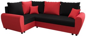 Colțar Fleur Plus (Roșu + Negru) (S). 1057095